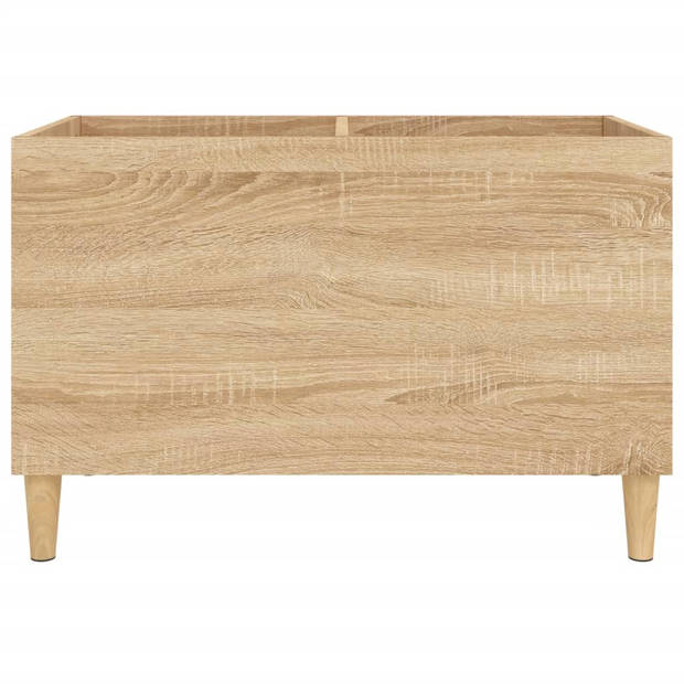 vidaXL Platenkast 74,5x38x48 cm bewerkt hout sonoma eikenkleurig