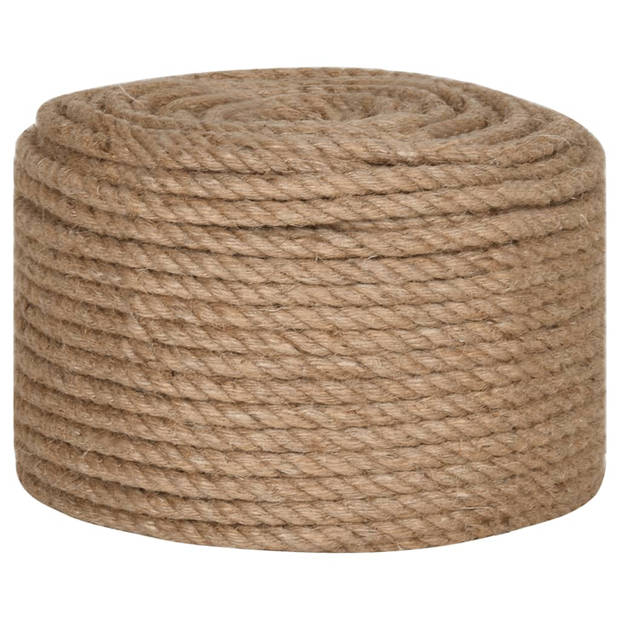 vidaXL Touw 25 m lang 14 mm dik jute