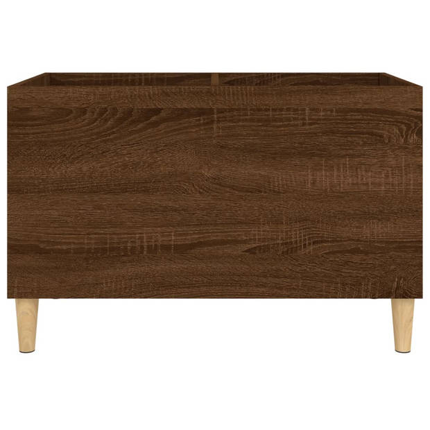 vidaXL Platenkast 74,5x38x48 cm bewerkt hout bruin eikenkleur