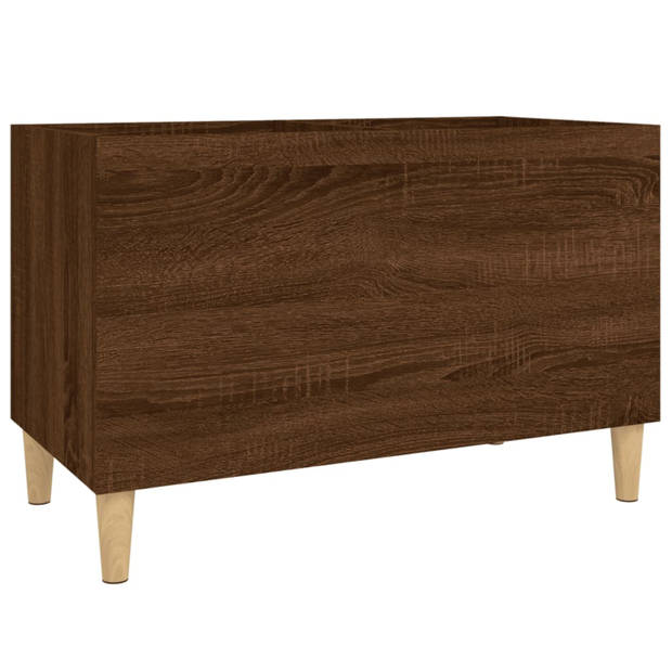 vidaXL Platenkast 74,5x38x48 cm bewerkt hout bruin eikenkleur