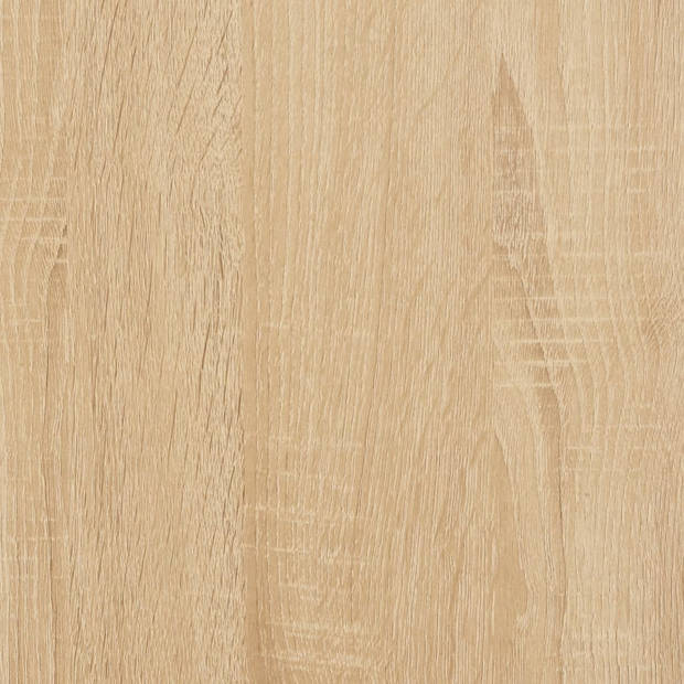 vidaXL Salontafel 104x60x35 cm bewerkt hout sonoma eikenkleurig