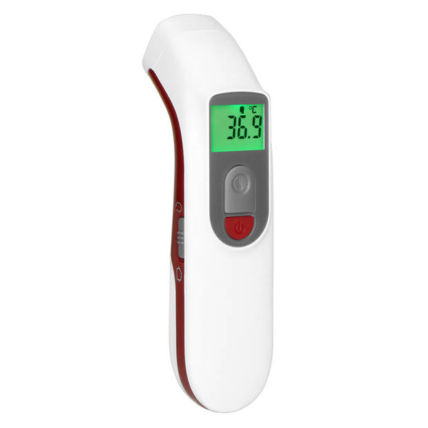 Gezondheidsmonitoring thuis set, bloeddrukmeter, saturatiemeter en infrarood thermometer Fysic