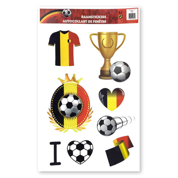 Raamstickers EK/WK Voetbal België 8198