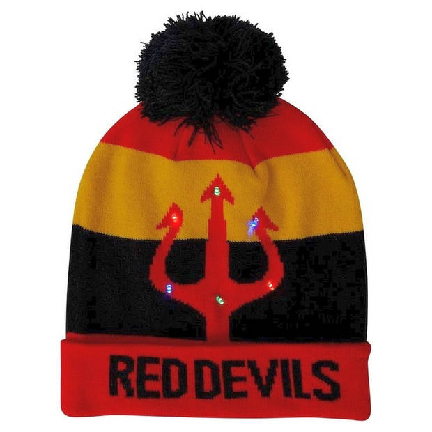 Muts met LED Red Devils - EK/WK Voetbal België