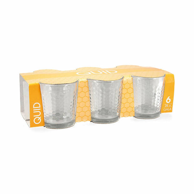 Glazenset Quid Gala Transparant Glas 6 Onderdelen 260 ml