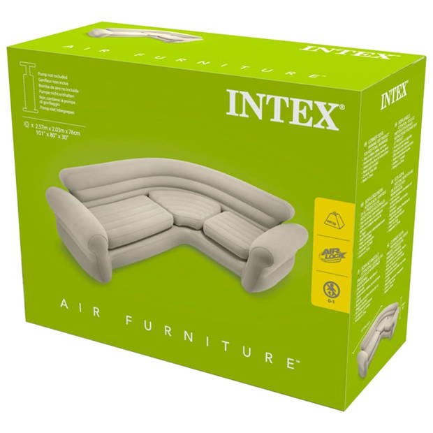 Opblaasbare Sofa Intex Hoekpunt 257 x 76 x 203 cm