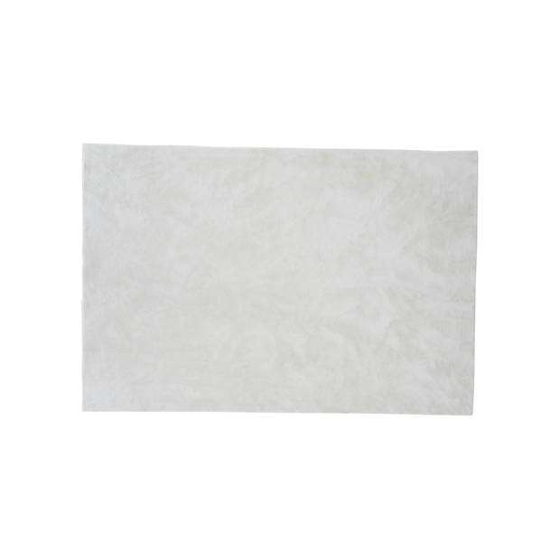 Blanca vloerkleed 230x160 cm polyester wit.