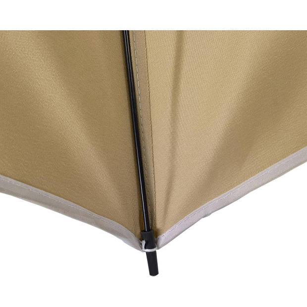 Strand parasol S Ø160cm taupe.