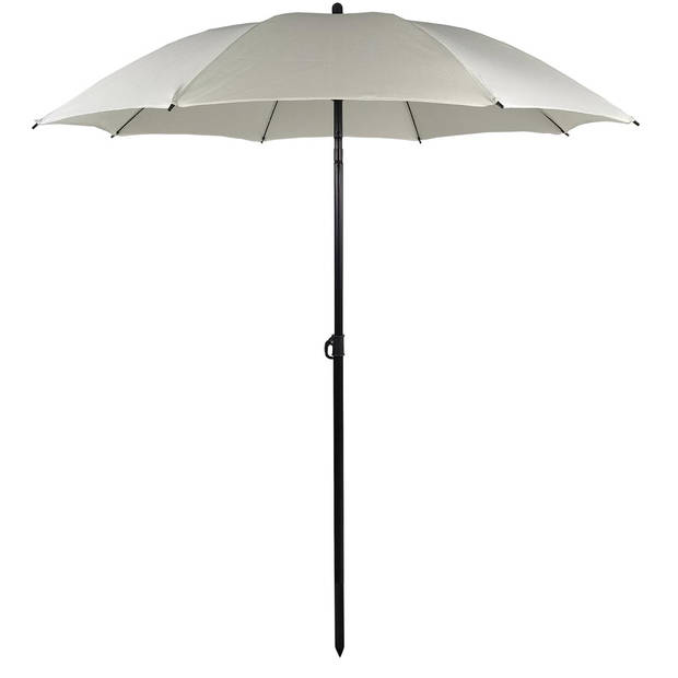 Strand parasol S Ø180cm beige.