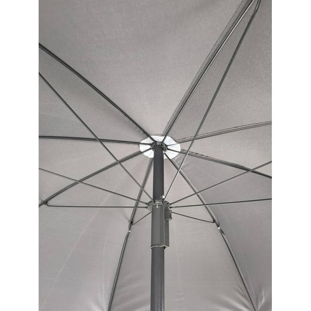 Strand parasol S Ø180cm antraciet.