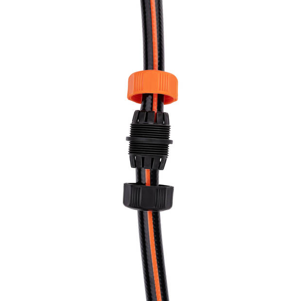 BLACK+DECKER Slangverbinder 1/2" - 13 ? CM - Tuinslangkoppelig - Zwart/Oranje