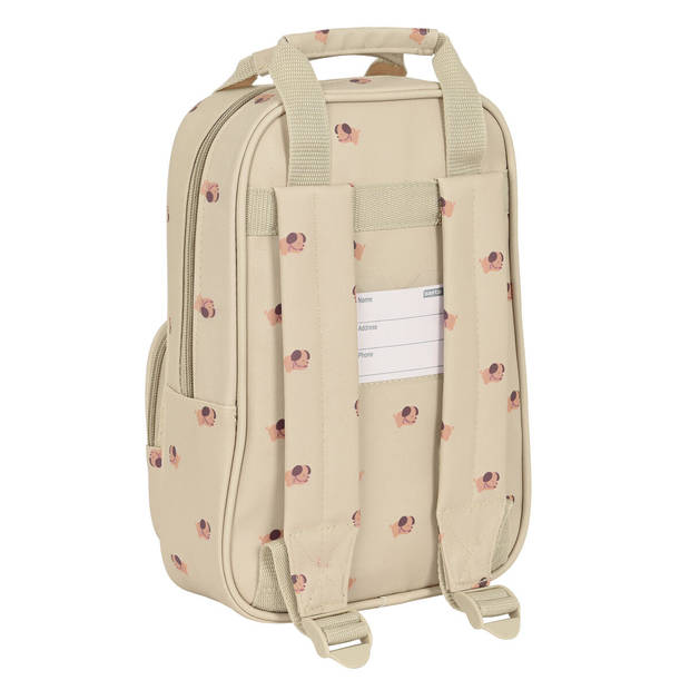 Schoolrugzak Safta Puppy 20 x 28 x 8 cm Beige