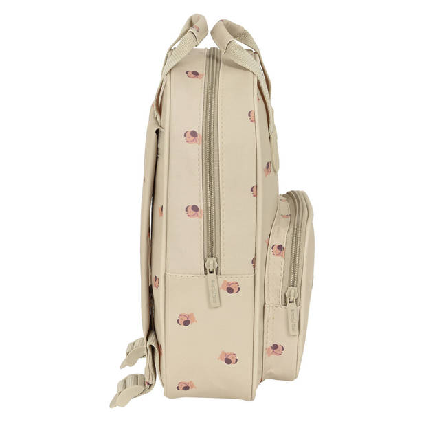 Schoolrugzak Safta Puppy 20 x 28 x 8 cm Beige