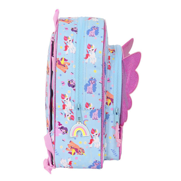 Schoolrugzak My Little Pony Wild & free 26 x 34 x 11 cm Blauw Roze