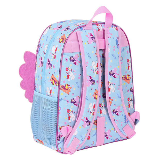 Schoolrugzak My Little Pony Wild & free Blauw Roze 33 x 42 x 14 cm