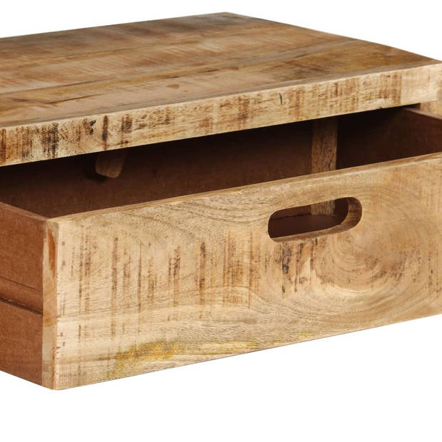 The Living Store TV-meubel Antieke Stijl - Hout - Massief Mangohout - 112 x 30 x 40 cm - Inclusief handleiding