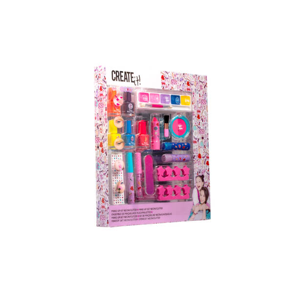 Create it! Create It! Make-up box Neon & Glitters 84511
