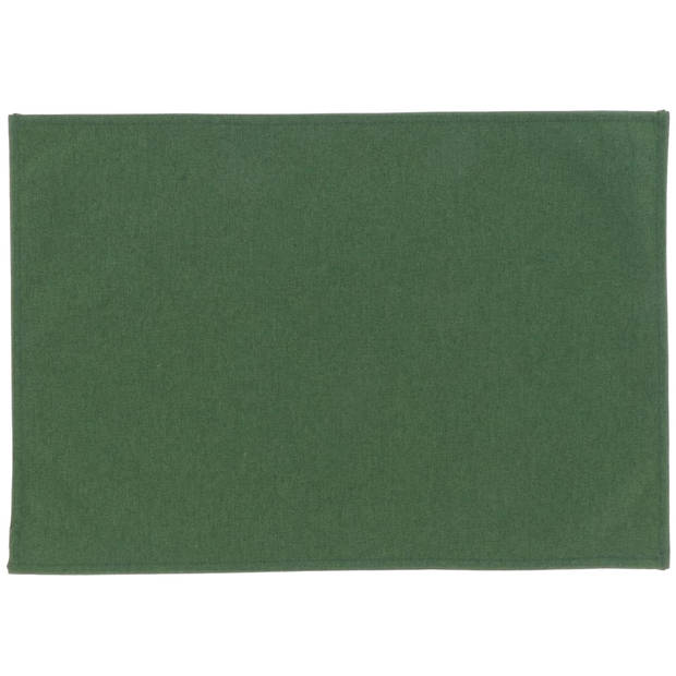 Outdoor buiten placemat Kiko - Pesto - 30 x 45 cm - 4 Stuks