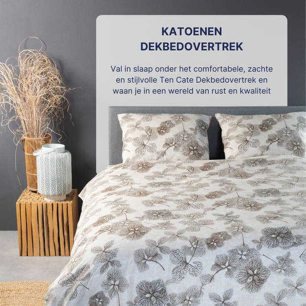 Ten Cate Katoenen Dekbedovertrek - 200x200/220 cm - Ruby