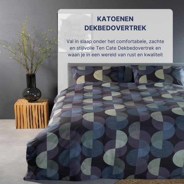 Ten Cate Katoenen Dekbedovertrek - 240x200/220 cm - Odile