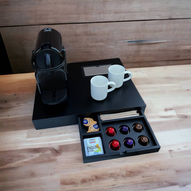 Registry Hospitality Koffie Tray Capsulehouder compatibel voor Nespresso bed and Breakfast B & B Hotel - HOUT