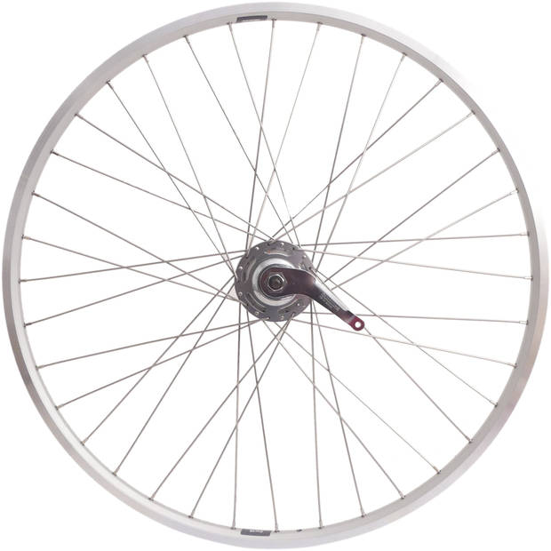 Shimano Achterwiel 28" / 622 x 19C ZAC19 velg met Nexus 7 remnaaf zilver