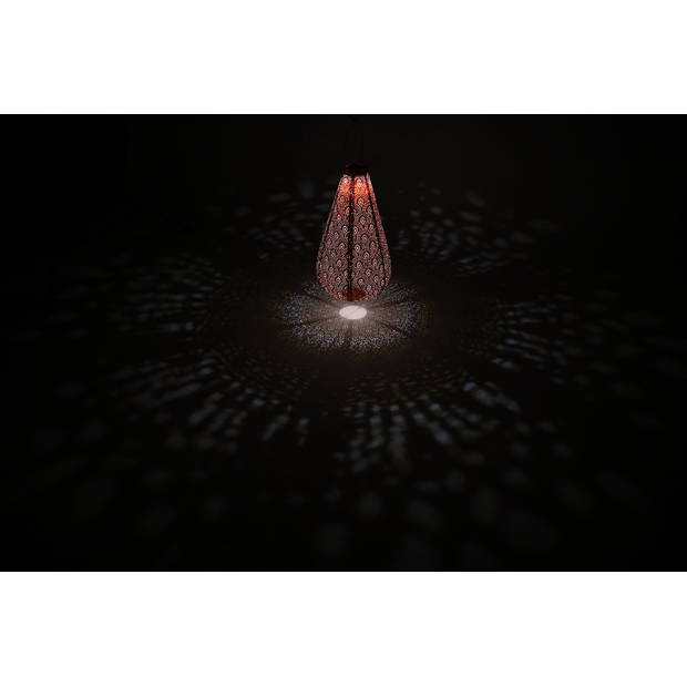 Lumiz - Solar tuinverlichting Fan Drop - 28 cm - Oranje