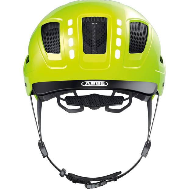 Abus Helm Hyban 2.0 LED signal Geel XL 58-63cm