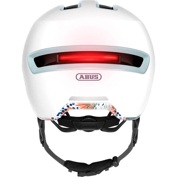 Abus Helm HUD-Y flower Wit M 54-58cm