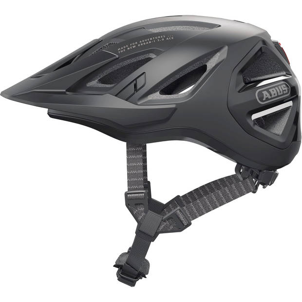 Abus Helm Urban-I 3.0 ACE velvet Zwart S 51-55cm