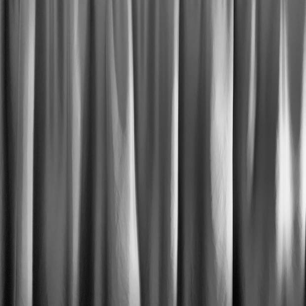 MARBEAUX Douchegordijn - Anti Schimmel - met Ringen - Grijs - 180x200 cm - Polyester