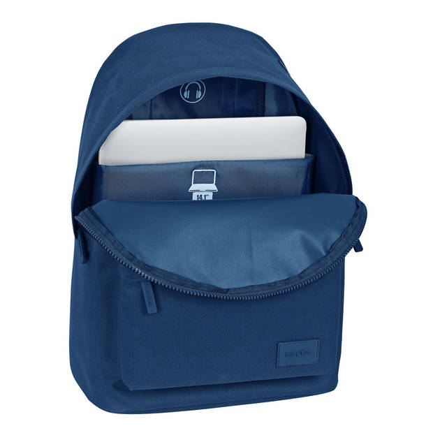 Schoolrugzak Safta 31 x 41 x 16 cm Marineblauw