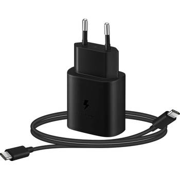 Samsung 15W USB-C Adapter EP-T1510 met Kabel Zwart