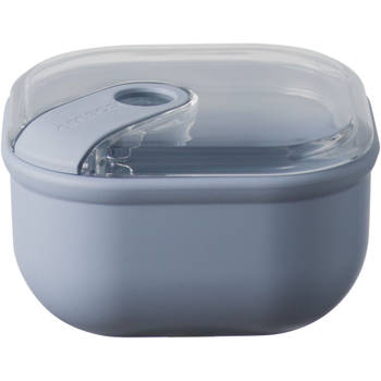 Omada - Pull Box Lunchbox Vierkant 425 ml - Polypropyleen - Blauw