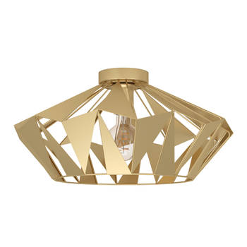 EGLO Carlton Plafondlamp - E27 - Ø 47 cm - Goud - Staal