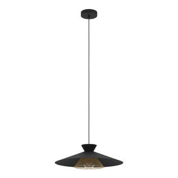 EGLO GrizEdale Hanglamp - E27 - Ø 50 cm - Zwart/Goud - Staal