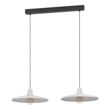 EGLO Miniere Hanglamp - E27 - 99,5 cm - Zwart/Grijs