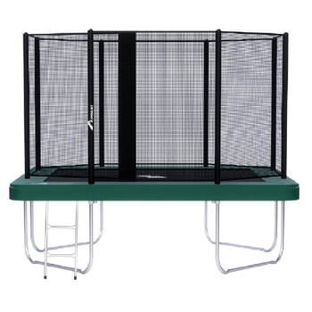 Trampoline AKROBAT ORBIT ABOVE 335x244 (11x8ft) Green, inclusief veiligheidsnet