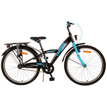 Volare Jongensfiets Thombike 24 Inch 23 cm Jongens Terugtraprem Zwart/Blauw