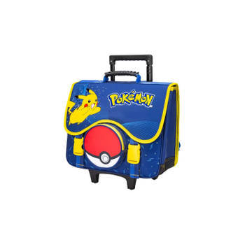 Pokémon trolley schooltas 2 compartimenten 41x40x16