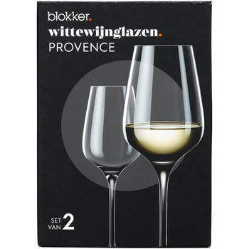 Blokker Provence witte wijnglazen