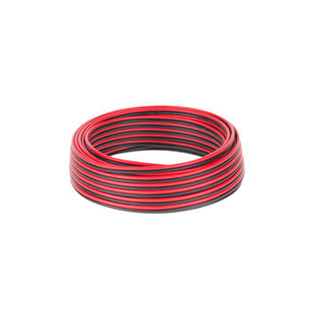 Cable tech speaker kabel luidsprekersnoer CCA rood / zwart 2x 0.75mm 10m