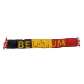 Sjaal België EK/WK Voetbal 130 x 14 cm
