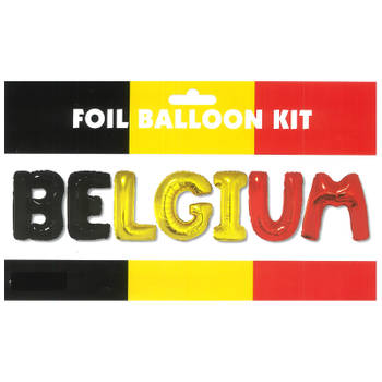 Folieballon EK/WK Voetbal België 36 cm