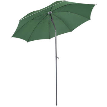Strand parasol S Ø200cm groen.
