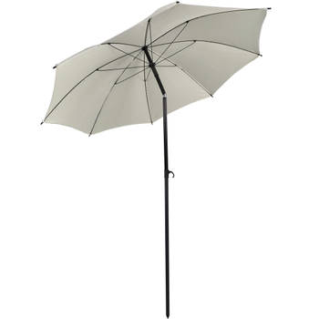 Strand parasol S Ø200cm beige.