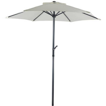 Vera parasol Ø180cm beige.
