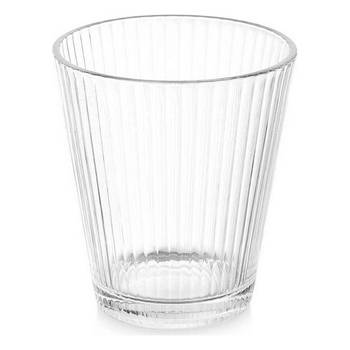 Glas Strepen Transparant Glas 375 ml (24 Stuks)