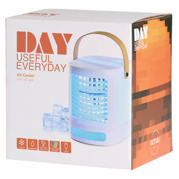 Day Mini Air Cooler met LED 6 Kleuren 5 W