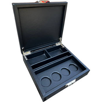 Hospitality PU Leder compatibel voor Nespresso Capsule Box en Accessoires - Hotel of B & B - 20 x 21x 5.5cm